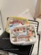 Cute hand-held makeup bag for women 2024 new portable large-capacity skin care products transparent travel toiletries storage bag