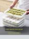 Dumpling box frozen dumplings multi-layer egg storage box refrigerator fresh food quick freezer dumpling wonton tray for household use