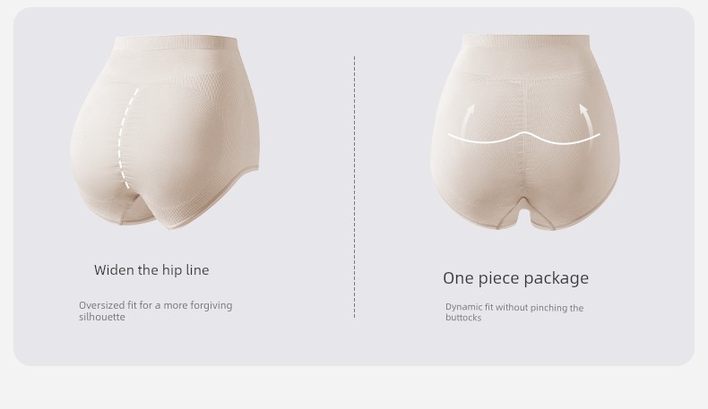 Manxi Ultra-Comfortable Maternity Panties for Early, Mid, and Late Pregnancy, High-Waisted, Seamless, Integrated Silk Gusset Shorts for Women — 32