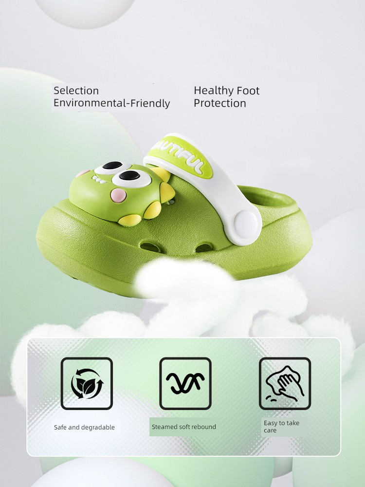 European-Style Unisex Children's Clogs, Baby Sandals, New Summer Indoor Bath Non-Slip Comfortable Shoes — 2