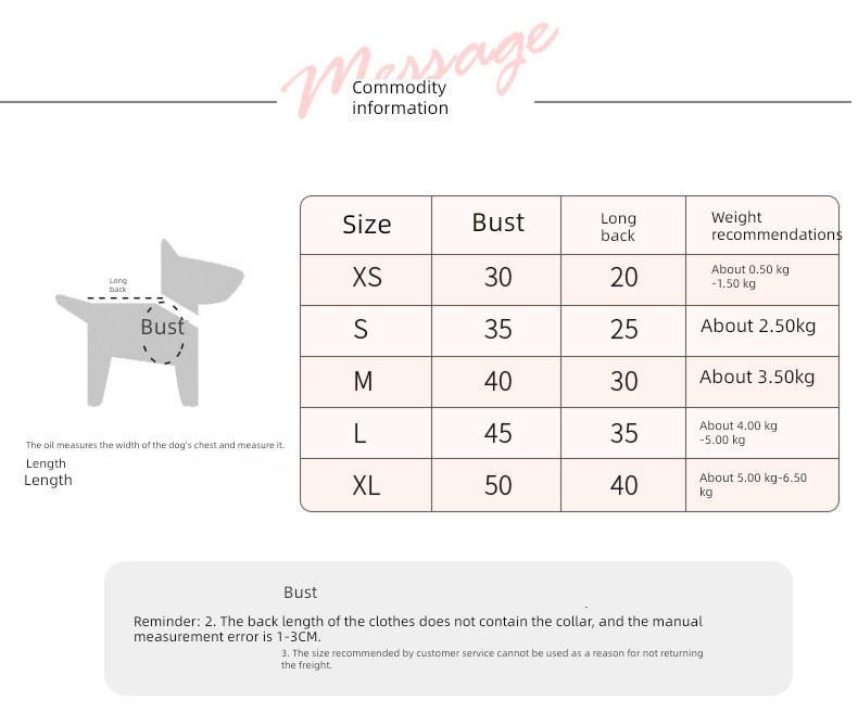 winter Thick style Four feet clothes Milk dog Pets poodle