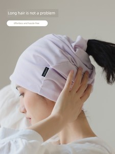 Charholo Postpartum Hat for Spring, Autumn, and Summer, Breathable, Non-Restrictive, Ponytail-Friendly Headband, Neck Wa