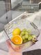 High-value double-layer vegetable wash basin drain basket multi-functional kitchen household new fruit tray living room vegetable wash basket
