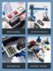 Extra large aircraft model toy children's passenger aircraft with wheels lighting alloy model aircraft boy simulation ornament assembly
