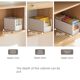 Lazy corner cabinet storage box kitchen supplies sorting box debris storage basket under sink desktop storage box set
