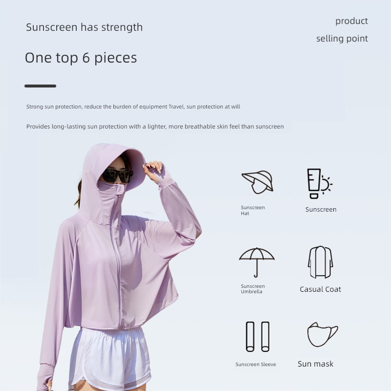 Shawl Ice silk breathable ultrathin paragraph Cycling Sunscreen