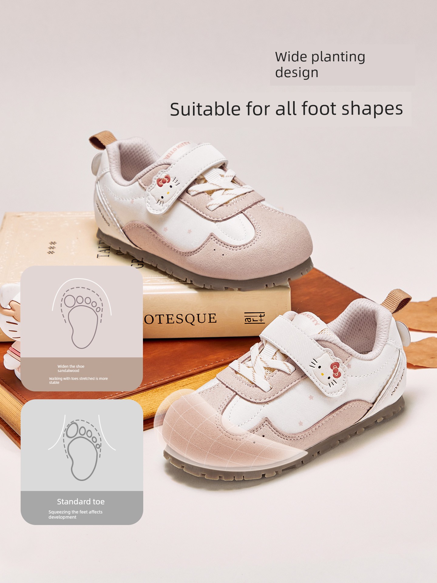Hellokitty Collaboration with David Bella Children's Shoes Sneakers German Training Shoes 2026 New Autumn Shoes for Girls — 3
