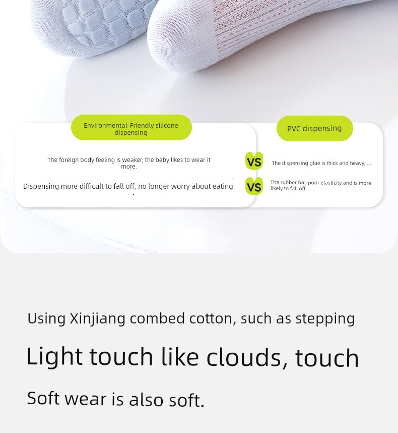 Baby Floor Socks, Summer Thin Non-Slip Anti-Cold Infant Toddler Socks, Indoor Summer Cotton Children's Mesh Socks, Thin — 6