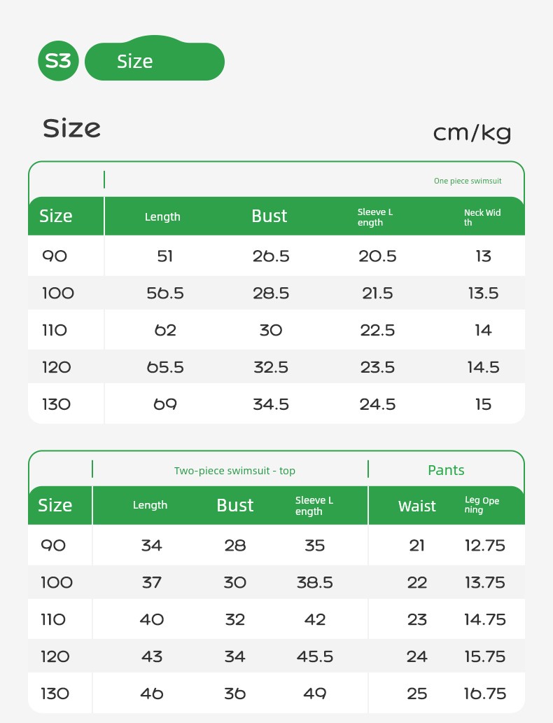 Kk Tree Children's Swimwear Boys Girls Sun Protection Baby Swimwear Toddler Two-Piece One-Piece Swimsuit Infant New Summer Model — 36