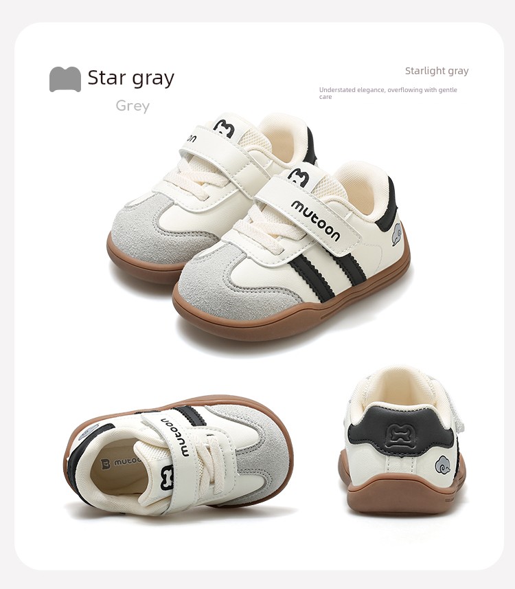 Toddler Walking Shoes 2026 Autumn/Winter New Model Baby Shoes Boys Soft Sole Children's German Training Black Girls' Shoes — 37