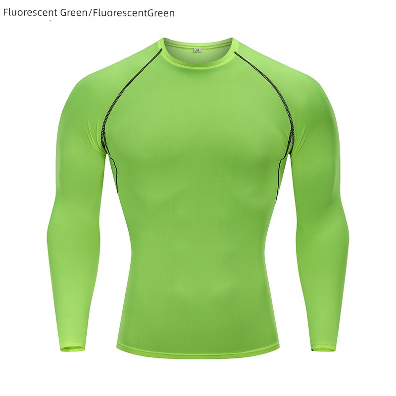 Men's Basketball Running Bottoming Shirt Long Sleeves Breathable Tights