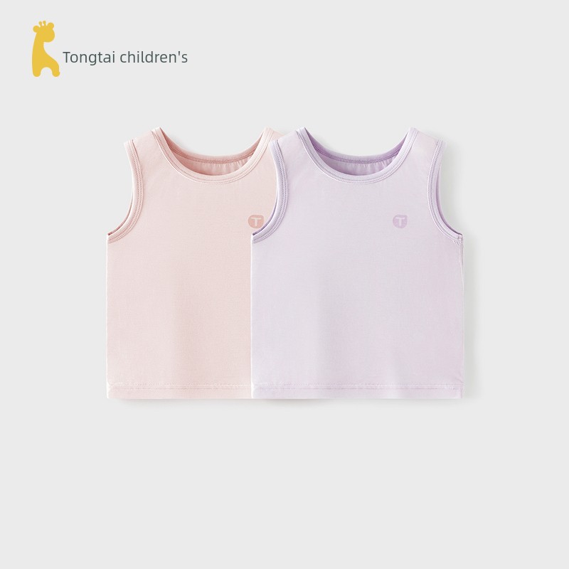 Tongtai Baby Summer T-shirt Modal 2-Piece Vest — 3