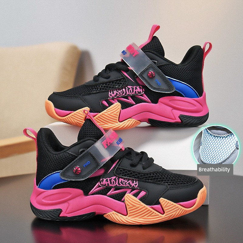 Zurich's New Girls' Sports Shoes for Autumn Are Breathable and Lightweight Children's Shoes for Older Children, Non-Slip and Dirt-Resistant Running Shoes for Campus Use