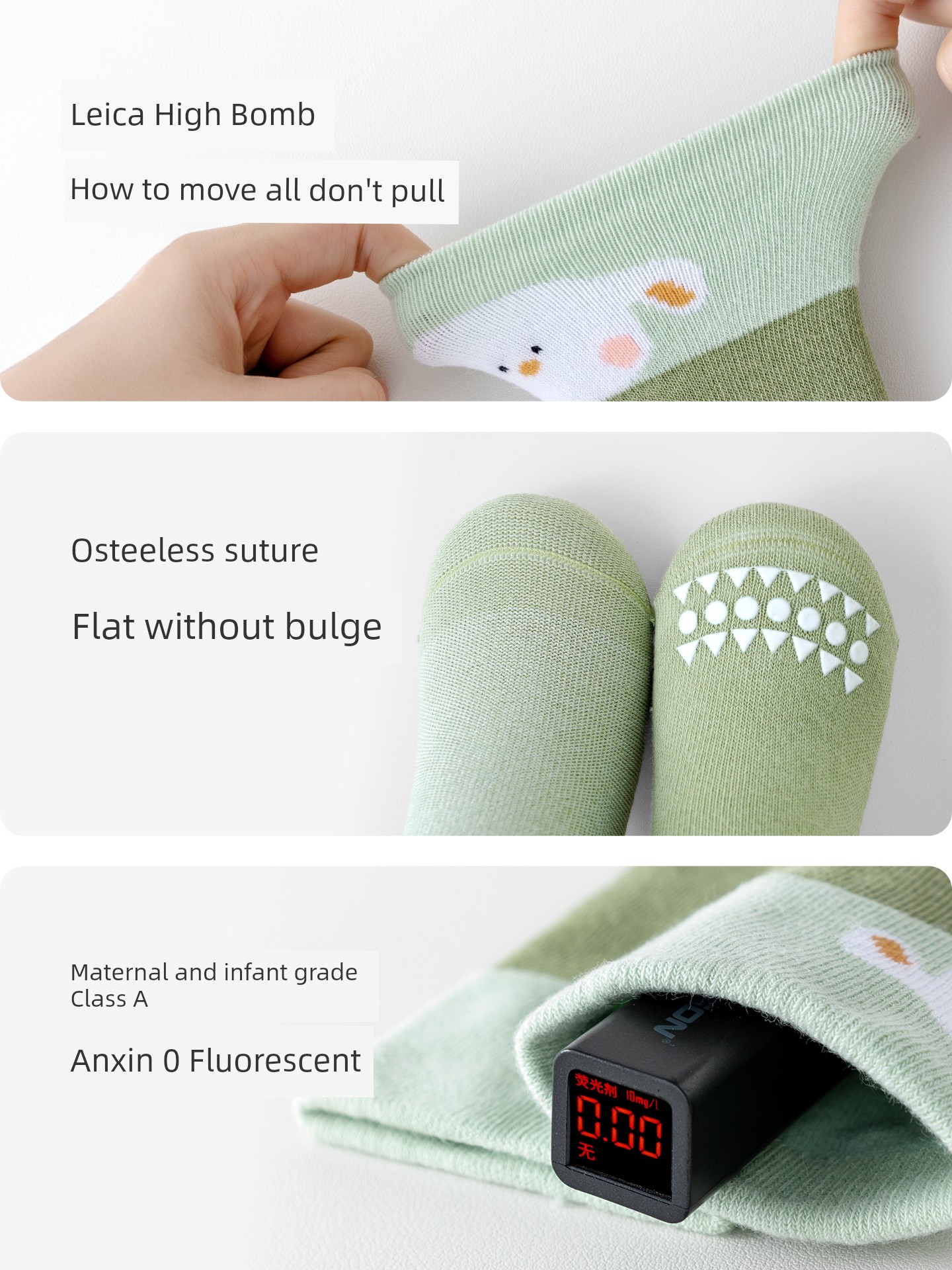 Baby Knee-High Socks for Spring and Autumn, Non-Slip, Over-The-Knee Floor Socks, Class A, Non-Tightening, Knee Protection, Crawling and Walking Cartoon — 5