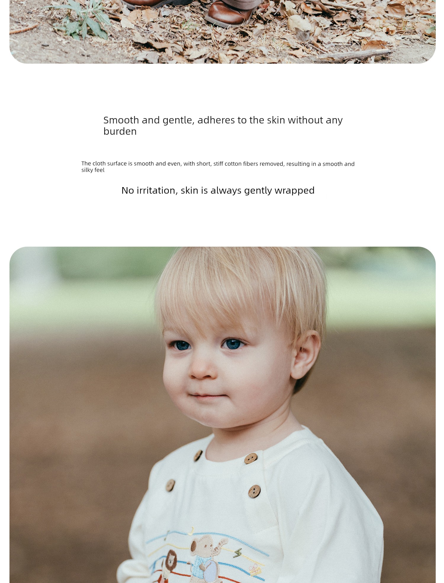 Whitewheat【Soft】Children's 26 Autumn New Long-Sleeved Boys' and Girls' Pure Cotton Embroidered T-Shirt Base Shirt — 6