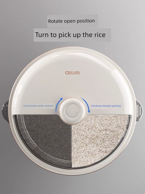 Rice bucket household insect-proof moisture-proof sealed rice jar food grade rice storage box rice box flour bucket storage tank