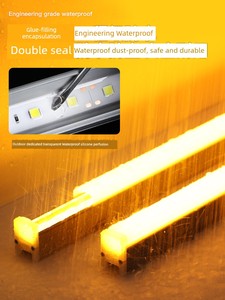 Line Light Outdoor Waterproof Guardrail Tube Digital Tube Led Signboard Colorful Horse Running Light Tube Exterior Wall 