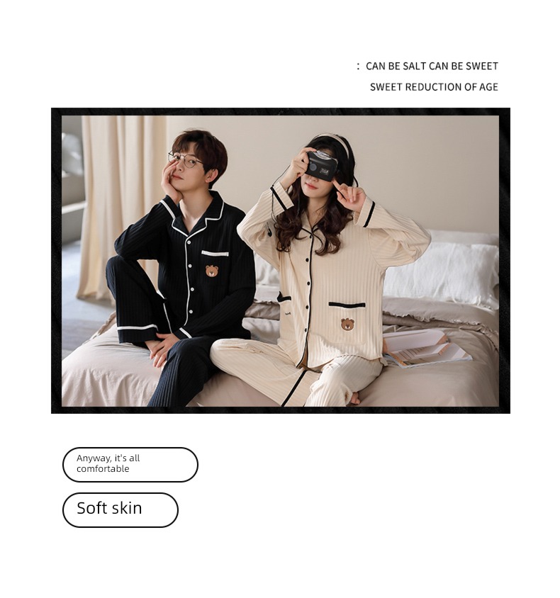 easy Cotton winter One female autumn lovers pajamas