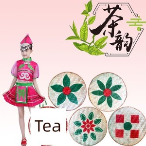 Tea-Picking Props, Bamboo Woven Baskets, Kindergarten Ethnic Minority Dance Group Dance "Stepping on Tea" Props, Bamboo