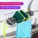Faucet storage rack sink drain storage rack kitchen pool drain basket drain rack rag without punching