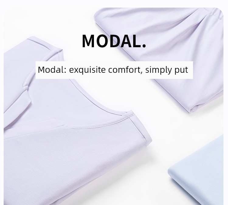 Gemeizi Maternity Pajamas Short Sleeve Summer Pregnancy Prenatal Modal Postpartum Nursing Homewear with Chest Pad Set — 23