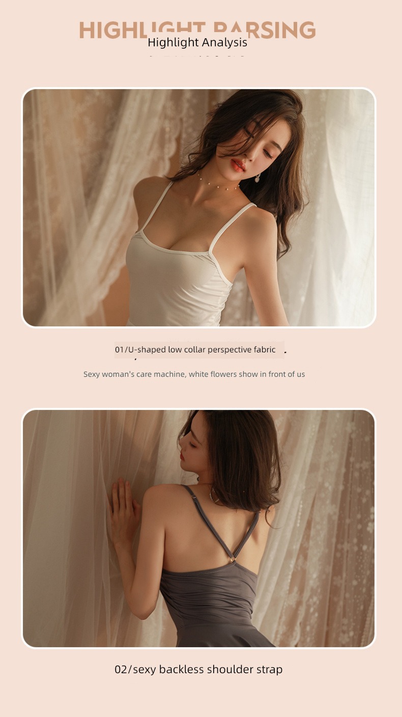 taste Spring and summer lovely Temptation Uniform suit Nightdress