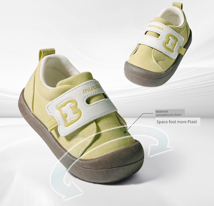 Toddler Stable Shoes for Spring and Autumn, Boys' Baby Kindergarten Indoor Shoes, Soft-Soled Anti-Collision Canvas Shoes, Girls' Shoes — 11