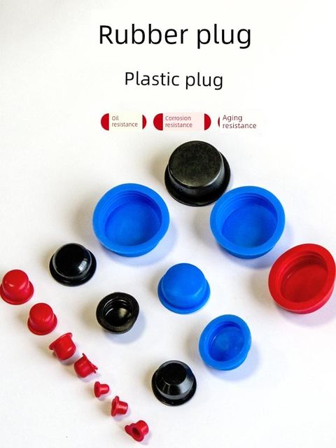 Rubber plug oil cylinder dustproof plug screw light hole pipe plug plug hole plug rubber plug internal thread rubber plug plug plug