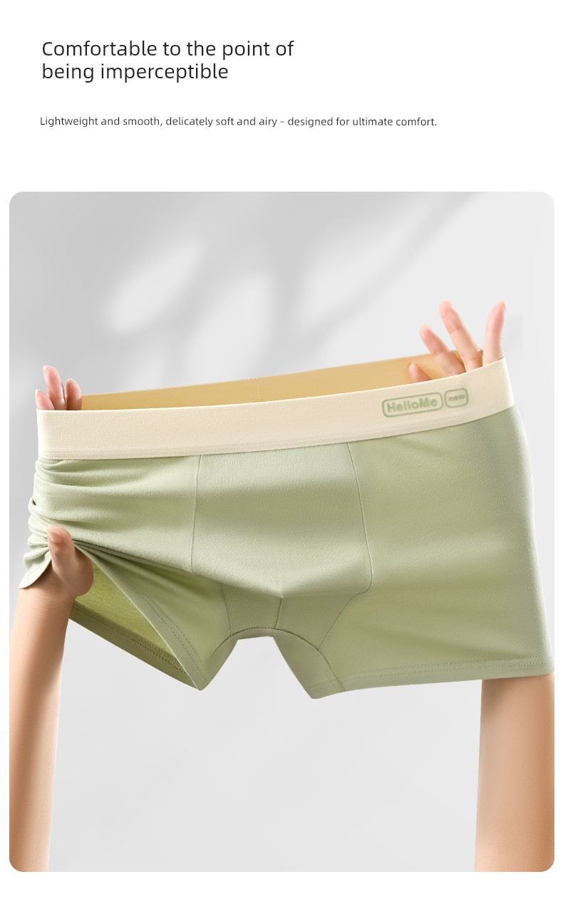 Yalu Pure Cotton Boys' Underwear for Teenagers, Boys in Middle and High School, Developmental Period Children, Medium and Large Children's Boxer Shorts — 14