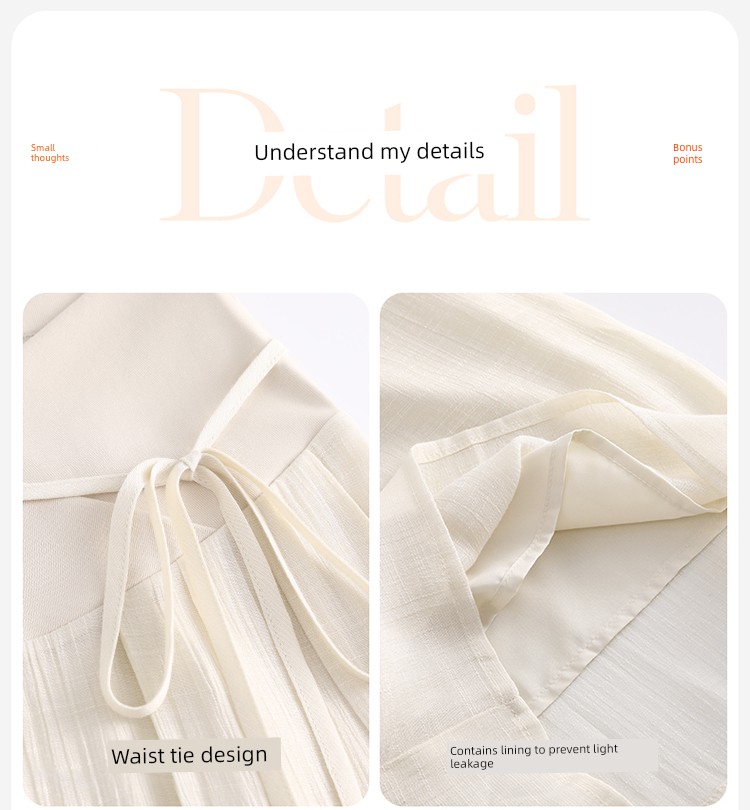 Maternity Pants Summer Thin Style 2026 New Tencel Wide-Leg Pants for Autumn, Comfortable for Early Pregnancy, Summer Wear — 17