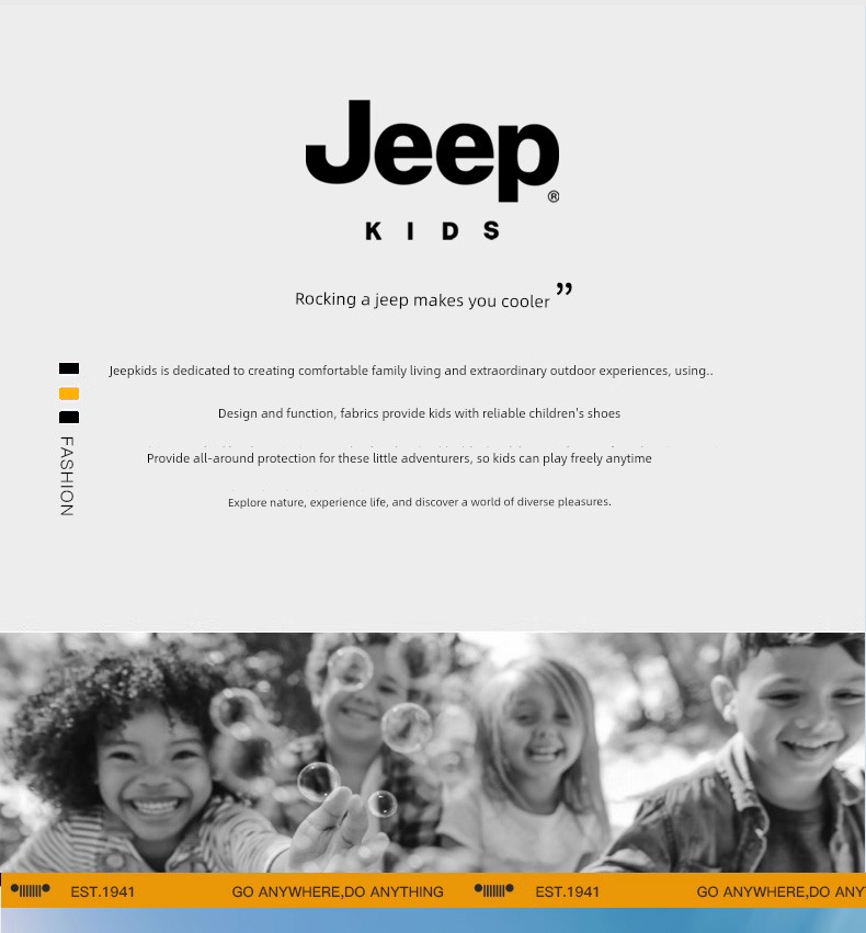 Jeep Children's Closed-Toe Sandals for Boys, Summer Water Shoes, 2026 New Model, Suxi Shoes for Girls, Non-Slip Beach Shoes — 2