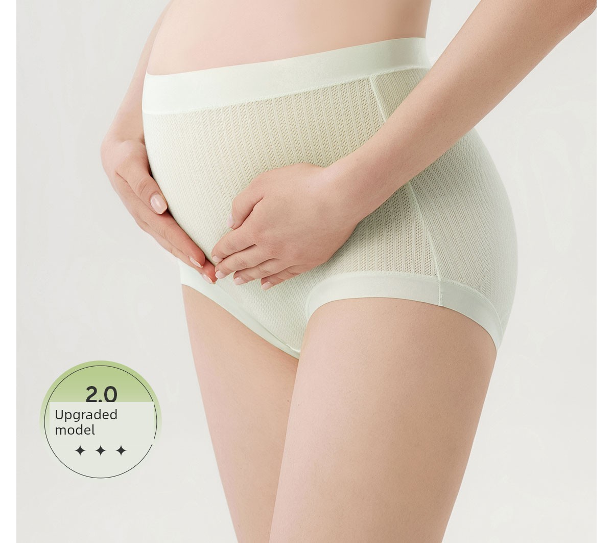 Jq Jingqi Maternity Underwear for Pregnancy, Large Size, Mid to Late Pregnancy, Pure Cotton Antibacterial Crotch, Modal Breathable — 5