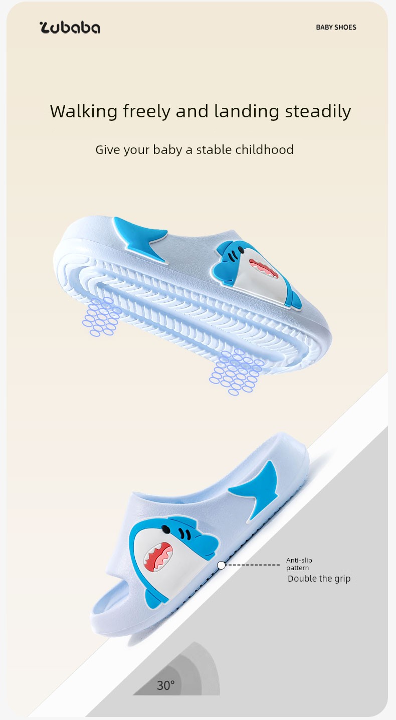 Pig Daddy Boys' Slippers Summer Children's Slippers Indoor Home Non-Slip Bathing Little Girl Baby Parent-Child Slippers — 11