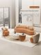 Beauty salon lounge area Hotel lobby small apartment clothing store billiard hall office reception internet celebrity curved sofa