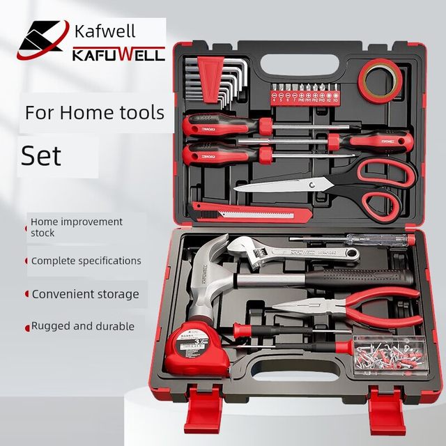 Kraftwell set home hardware special tool combination daily maintenance multi-function combination full tool box