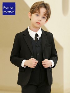 Romon Piano Boy Jacket British Children's Suit