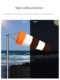 Firm waterproof fluorescent reflective wind bag for weather vane, outdoor roof inspection, meteorological and oil-chemical hazard inspection