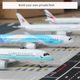 Alloy finished passenger aircraft model ornaments Air China Southern Airlines China Airlines Boeing B777/747/787 Airbus A350