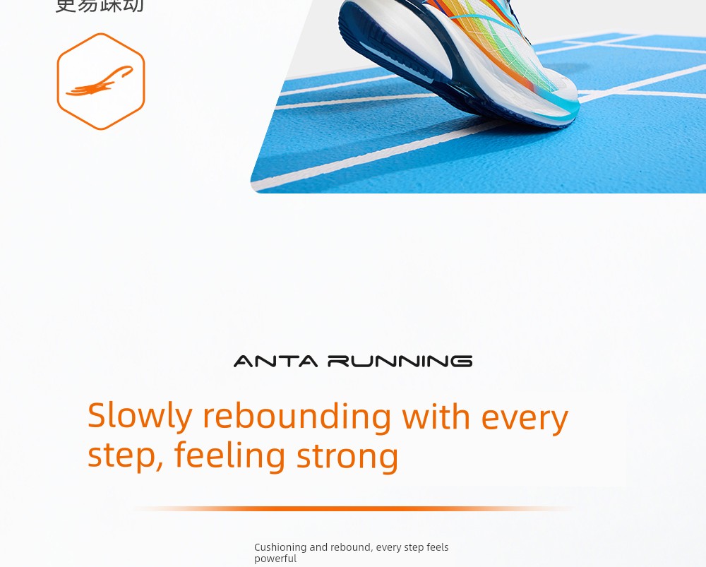 Anta Children's Wave 4 Running Shoes 2026 Summer New Breathable Professional Physical Test Running Shoes for Boys and Girls Youth Shoes — 7
