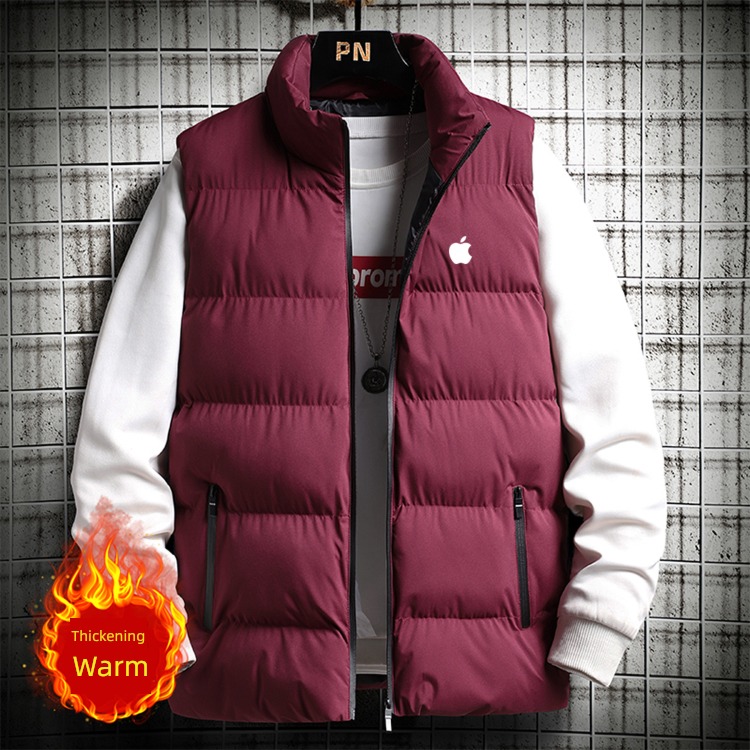 mobile phone exclusive shop zipper Customizable Down cotton Vest