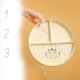 HOUYA fat-reducing meal plate with separate weight loss special quantitative meal plate with high-end sense of household plate children's tableware