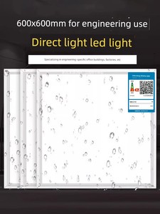 Integrated Ceiling 600X600 Led Panel Light 60*60 Panel Light Gypsum Mineral Wool Board Office Project Light
