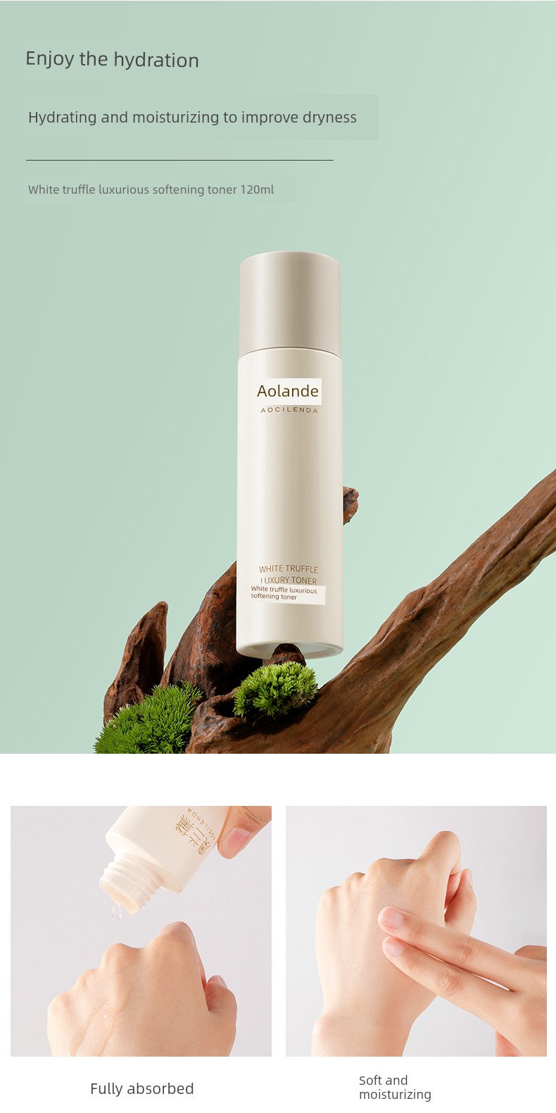 Aolan Dai's White Truffle Set Can Be Used for Pregnancy Preparation, Specifically for Skin Care, Moisturizing, Hydrating Lotion, and Essence Skin Care Set — 5