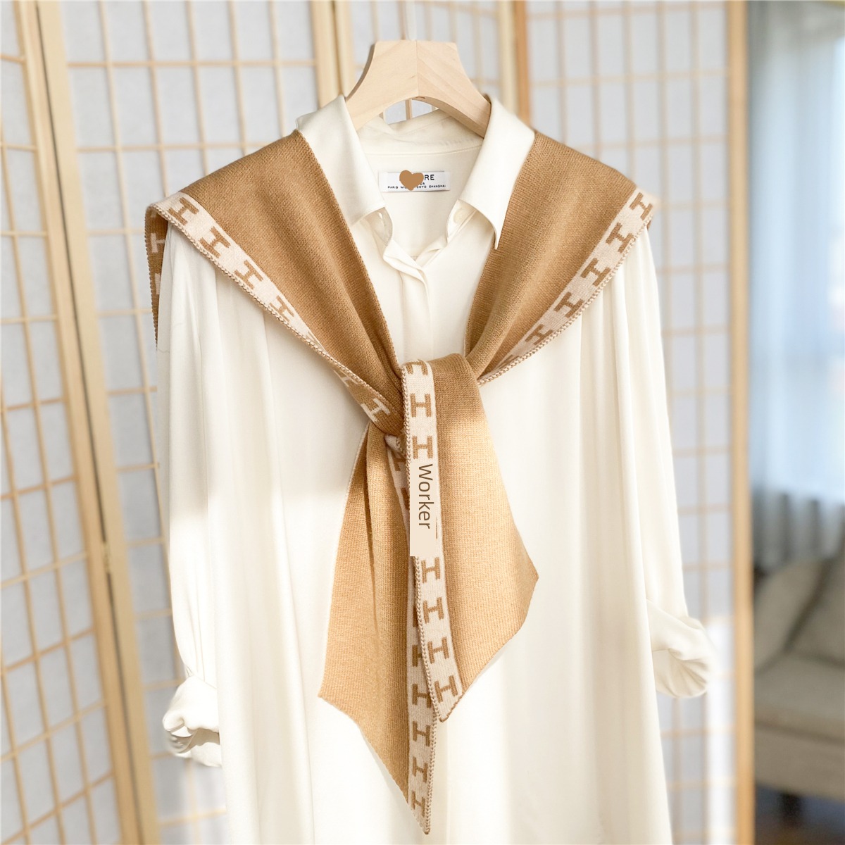 Internet celebrity Wool winter female cloak fashion Shawl