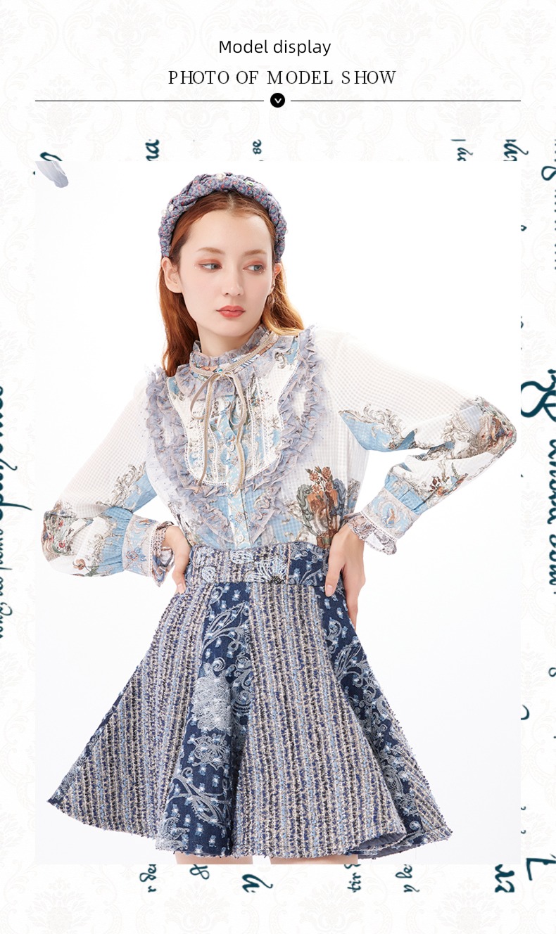 LMD2038 winter easy Chiffon jacket shirt