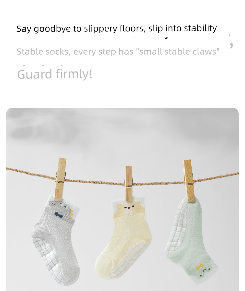 Betis Baby Floor Socks Summer Thin Non-Slip Socks Baby Toddler Socks Mesh Breathable Socks for Men and Women — 8