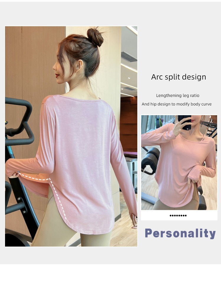 Big size easy Show thin female smock Long sleeve motion jacket