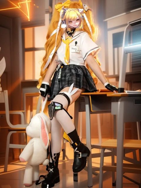 王者荣耀安琪拉时之奇旅皮肤cos女款jk风制服cosplay二次元游戏服