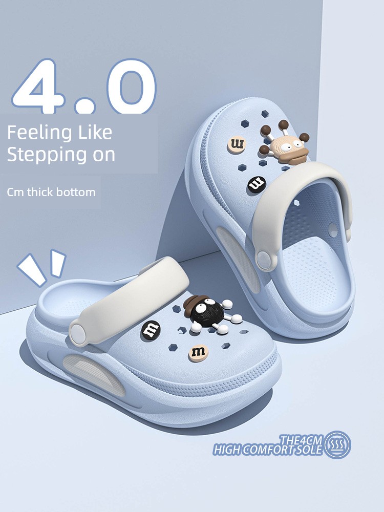 Step Eleven Children's Clog Shoes for Girls 2026 Summer New Thick-Soled Breathable Non-Smelly Non-Slip Parent-Child Sandals for Boys