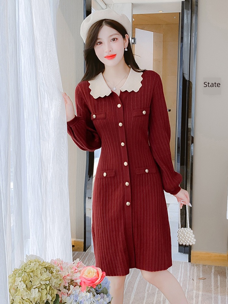 winter gules knitting Lay a foundation Autumn clothes fashion overcoat
